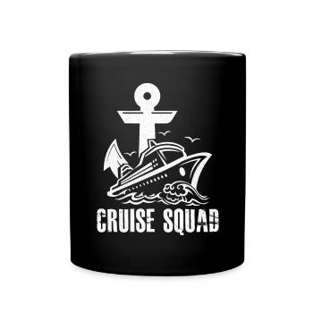 Kreuzfahrtschiff Kreuzfahrt Squad Kreuzfahrt - Tasse einfarbig - Schwarz - Vorne