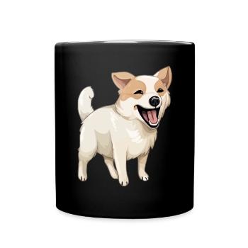 Petit chien - Mug uni - noir - Devant