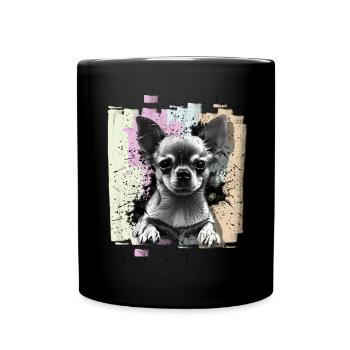Chihuahua - Full Colour Mug - black - Front