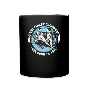 Physiotherapy born 1971 - Full Colour Mug - black - Front