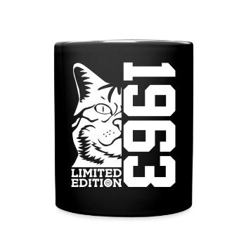 ÉDITION LIMITÉE 1963 ANNIVERSAIRE DU CHAT - Mug uni - noir - Devant