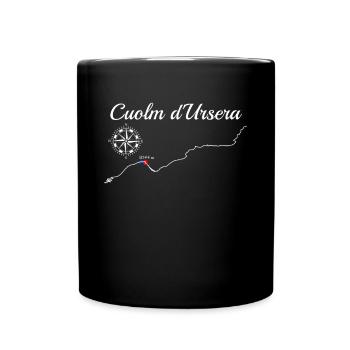Cuolm D'Ursera Oberalppass Serpentinen - Tasse einfarbig - Schwarz - Vorne