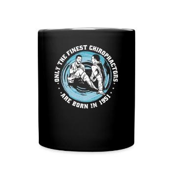 Physiotherapy born 1951 - Full Colour Mug - black - Front