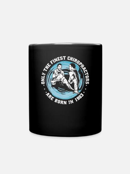 Physiotherapie Jahrgang 1983 geboren - Tasse einfarbig - Schwarz