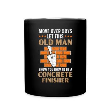 Brickie Bricks Construction Worker Bricklayer - Full Colour Mug - black - Front