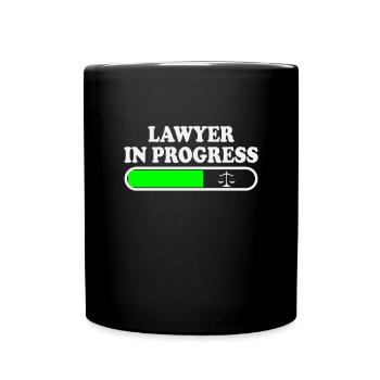 Lawyer Saying Funny Law Student Lawyer - Full Colour Mug - black - Front