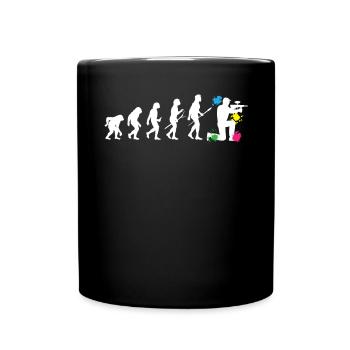 Paintball Evolution Paintball Player Paintballer - Mug uni - noir - Devant