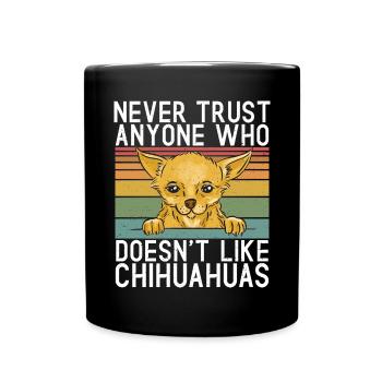 Chihuahua Cadeaux Chihuahua Propriétaire - Mug uni - noir - Devant