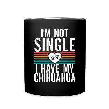 Chihuahua Cadeaux Chihuahua Propriétaire - Mug uni - noir - Devant