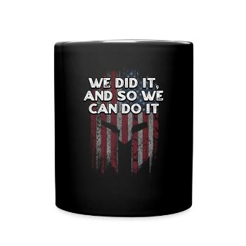 Nous l’avons fait patriotique américain patriotisme États-Unis - Mug uni - noir - Devant