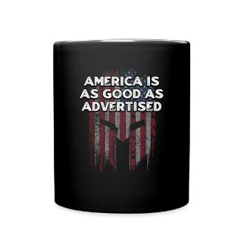 L’Amérique aussi bonne qu’annoncée le 4 juillet - Mug uni - noir - Devant