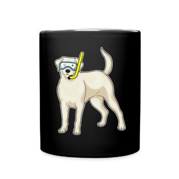 Plongée en snorkel Retriever - Mug uni - noir - Devant