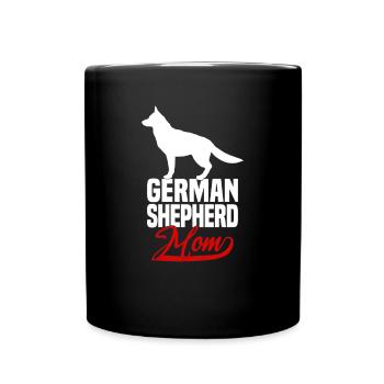 German Shepherd Mom - Full Colour Mug - black - Front
