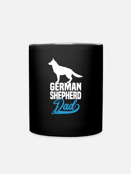 English Shepherd Dad - Full Colour Mug - black