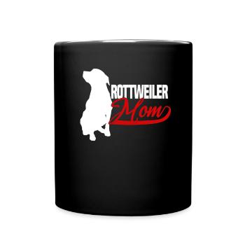 Maman Rottweiler - Mug uni - noir - Devant