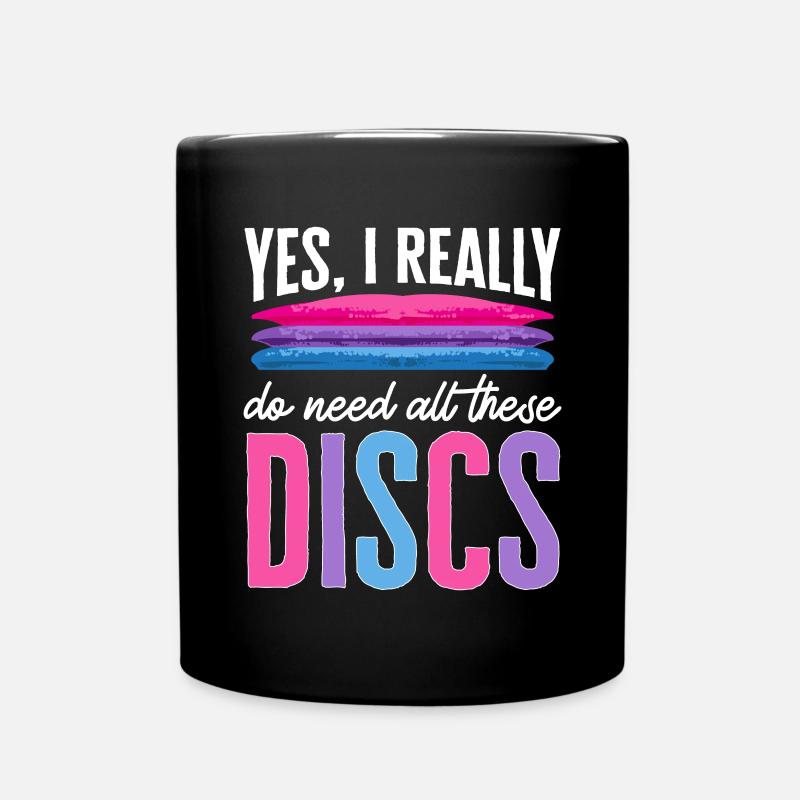Discgolf Disc Golf Frisbee - Tasse einfarbig - Schwarz
