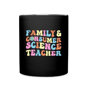 Family and Consumer Science Facs Teacher Back To S - Full Colour Mug - black - Front