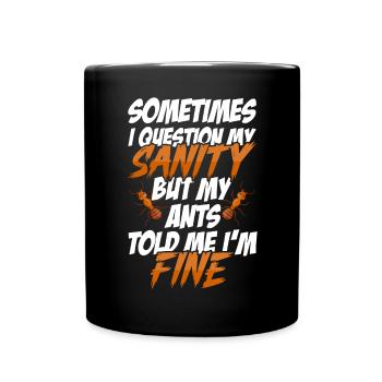 Ant Insect Collector Entomologist - Full Colour Mug - black - Front