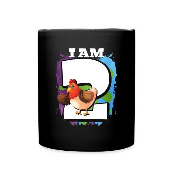 I am 2 chickens - Full Colour Mug - black - Front