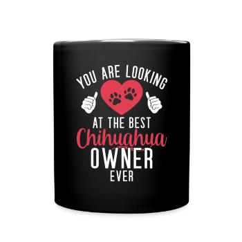 Chihuahua Cadeaux Chihuahua Propriétaire - Mug uni - noir - Devant