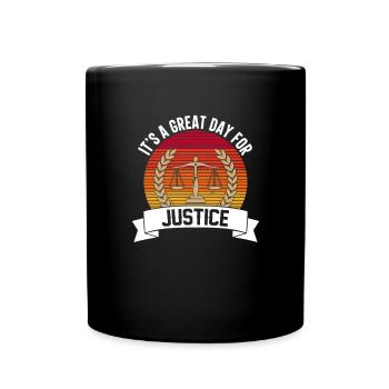 Avocats Drôle d’avocat étudiant en droit - Mug uni - noir - Devant