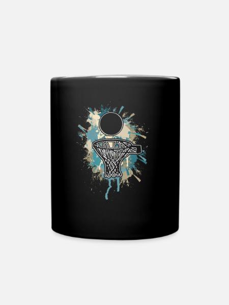 Basketball Basketballer - Tasse einfarbig - Schwarz