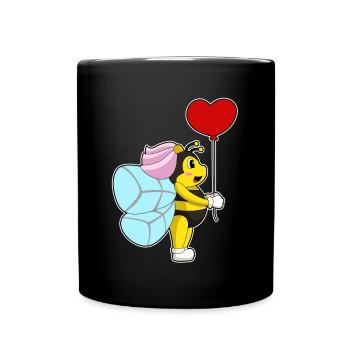 Mariage en ballon Bee Bride - Mug uni - noir - Devant