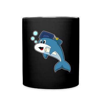 Université du diplôme étudiant de Delfin - Mug uni - noir - Devant