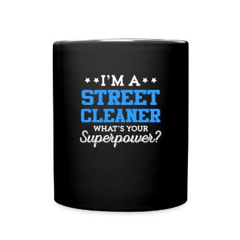 Cleaner Housekeeping Cleaning Housekeeper - Full Colour Mug - black - Front