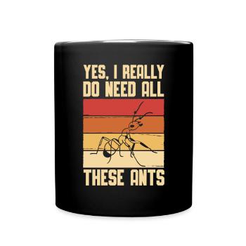 Ant Insect Collector Entomologist - Full Colour Mug - black - Front