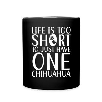 Chihuahua Cadeaux Chihuahua Propriétaire - Mug uni - noir - Devant