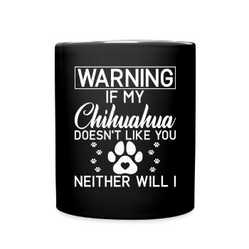 Chihuahua Cadeaux Chihuahua Propriétaire - Mug uni - noir - Devant