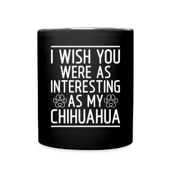 Chihuahua Gifts Chihuahua Owner - Full Colour Mug - black - Front