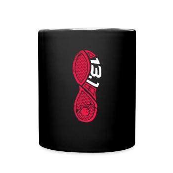 Laufen - Tasse einfarbig - Schwarz - Vorne
