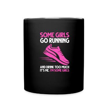 Run - Full Colour Mug - black - Front