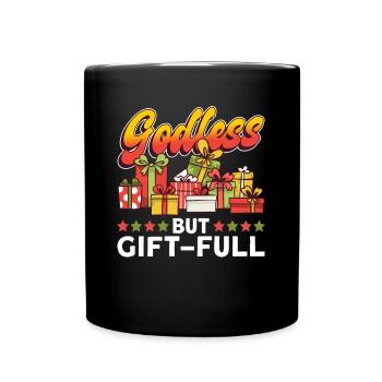 Atheist Atheism Anti Church Christmas - Full Colour Mug - black - Front