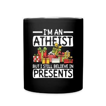 Atheist Atheism Anti Church Anti Religion - Full Colour Mug - black - Front