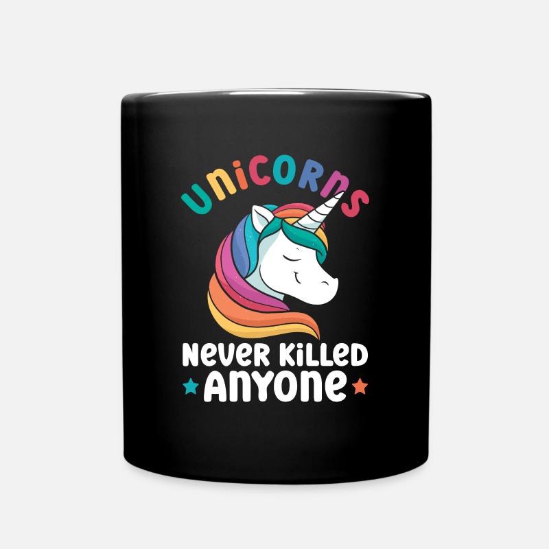 Licornes Athéisme athée Anti Église - Mug uni - noir