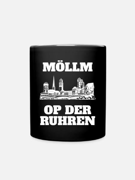 Möllm op der Ruhren Mülheim an der Ruhr Ruhrpott - Tasse einfarbig - Schwarz