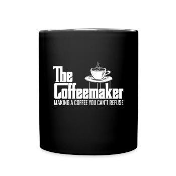 Die Kaffeemaschine für einen Kaffee, den Sie nicht ablehnen können - - Tasse einfarbig - Schwarz - Vorne
