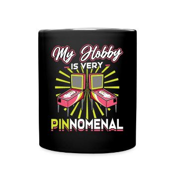 Mon passe-temps est Pinomenal - Pinball - Mug uni - noir - Devant