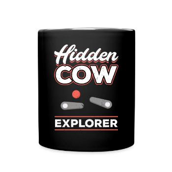 Hidden Cow Explorer - Pinball - Full Colour Mug - black - Front