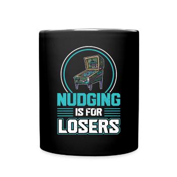 Le coup de pouce est pour les perdants - Pinball - Mug uni - noir - Devant