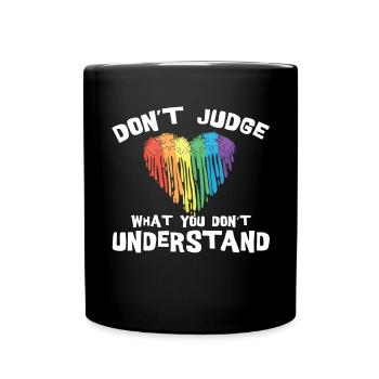 Autism Awareness – Don't Condemn What - Full Colour Mug - black - Front