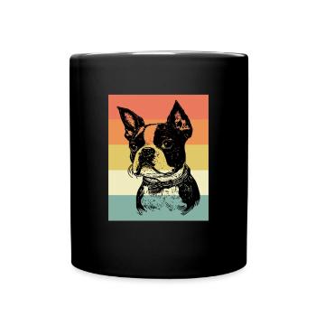 Boston Terrier - Full Colour Mug - black - Front