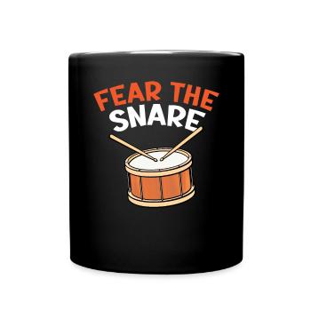 Drummer Musical Instrument Musician Drum Player - Full Colour Mug - black - Front
