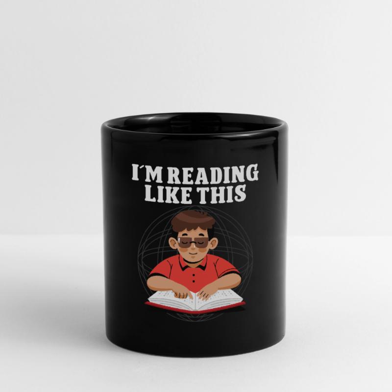 La cécité dans la lecture comme celle-ci Conscience de la cécité Mug uni