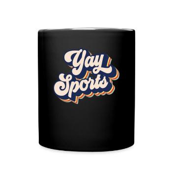 Yay Sport - Tasse einfarbig - Schwarz - Vorne