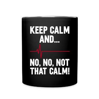 Kardiologie Krankenschwester Kardiologe - Tasse einfarbig - Schwarz - Vorne