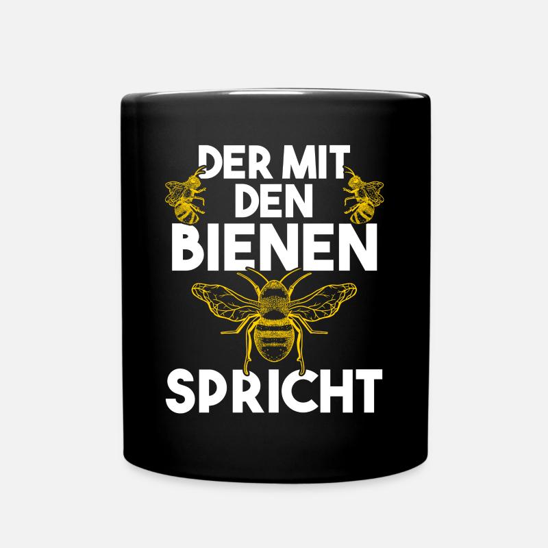 Bienenzüchter Imker Biene Bienen - Tasse einfarbig - Schwarz